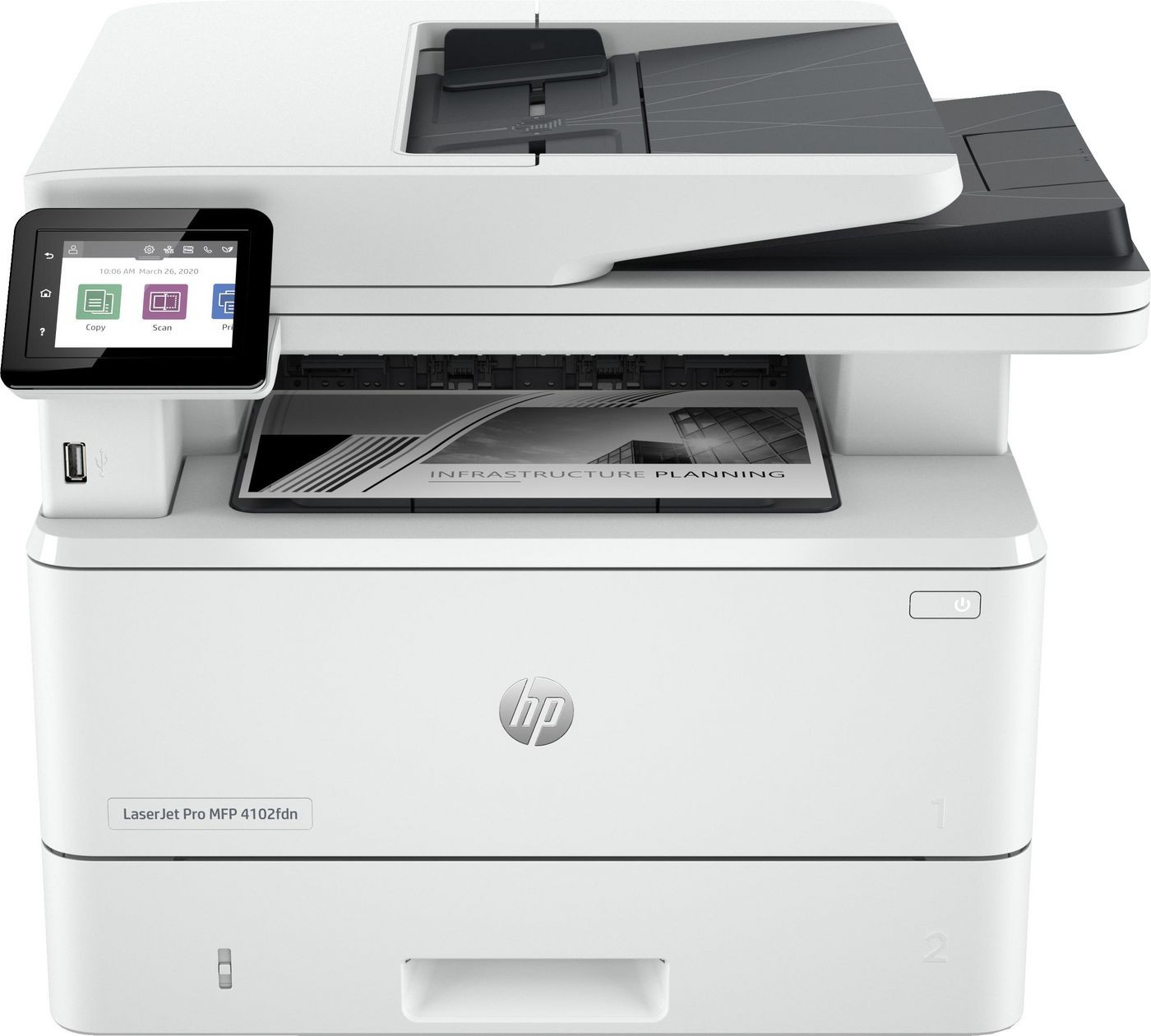 Laserjet Pro Mfp 4102Fdn Spausdintuvas, Juodas ir Baltas