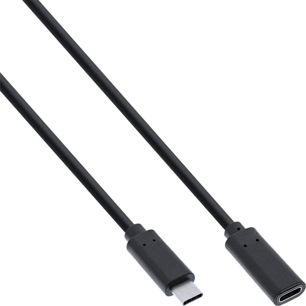 USB-C 3.0 išplėtimo kabelis, USB-C: vyriškas - USB-C: moteriškas