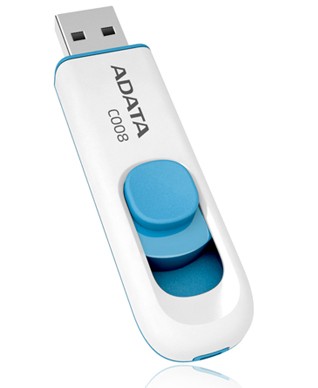 ADATA C008 32 USB Type-A valge/sinine