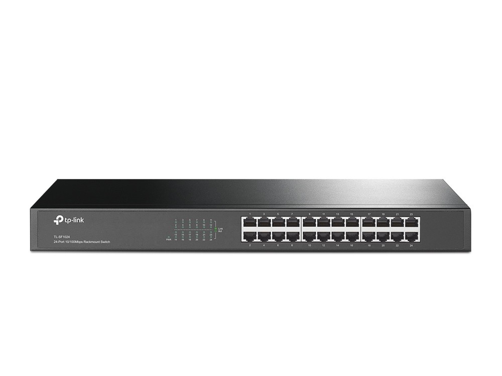 TP-LINK Switch TL-SF1024 Halvumatud Rackmountable 10/100 Mbps (RJ-45) ports quantity 24 Power supply type External