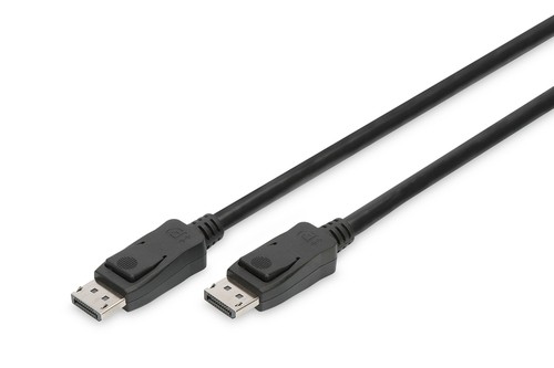 Digitus DisplayPort Connection Cable AK-340106-010-S DisplayPort to DisplayPort DisplayPort Male (Version 1.3/1.4)