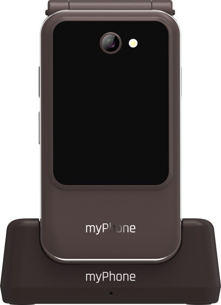 myPhone Harmony LTE Praline kolekcija Ruda 2.8+1.44 " IPS 48 MB 128 MB Vienos SIM kortelės MicroSD Bluetooth 5.1 Pagrindinės kameros skiriamoji geb...