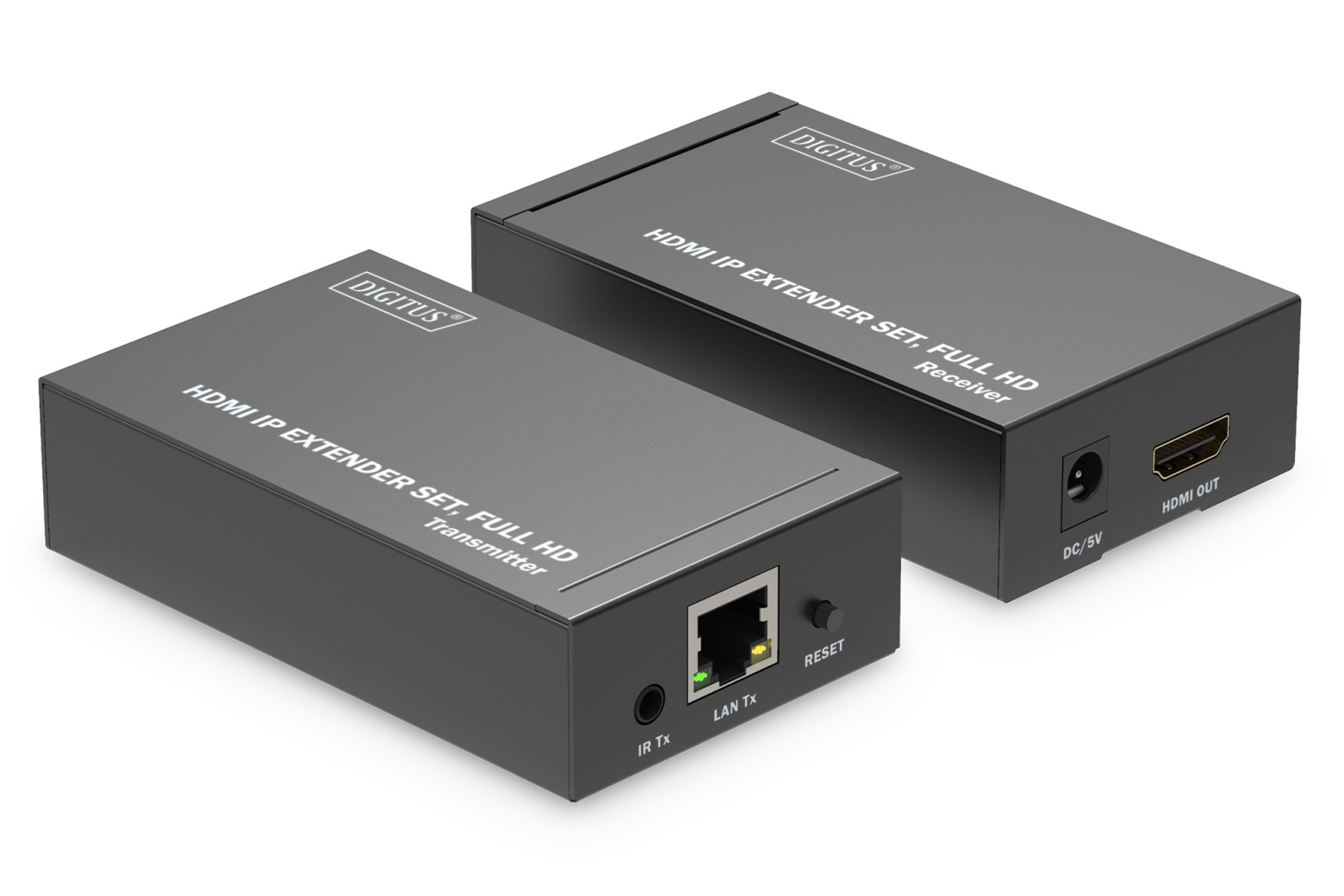 Digitus HDMI IP Extender Set, Full HD, 120 m DS-55517