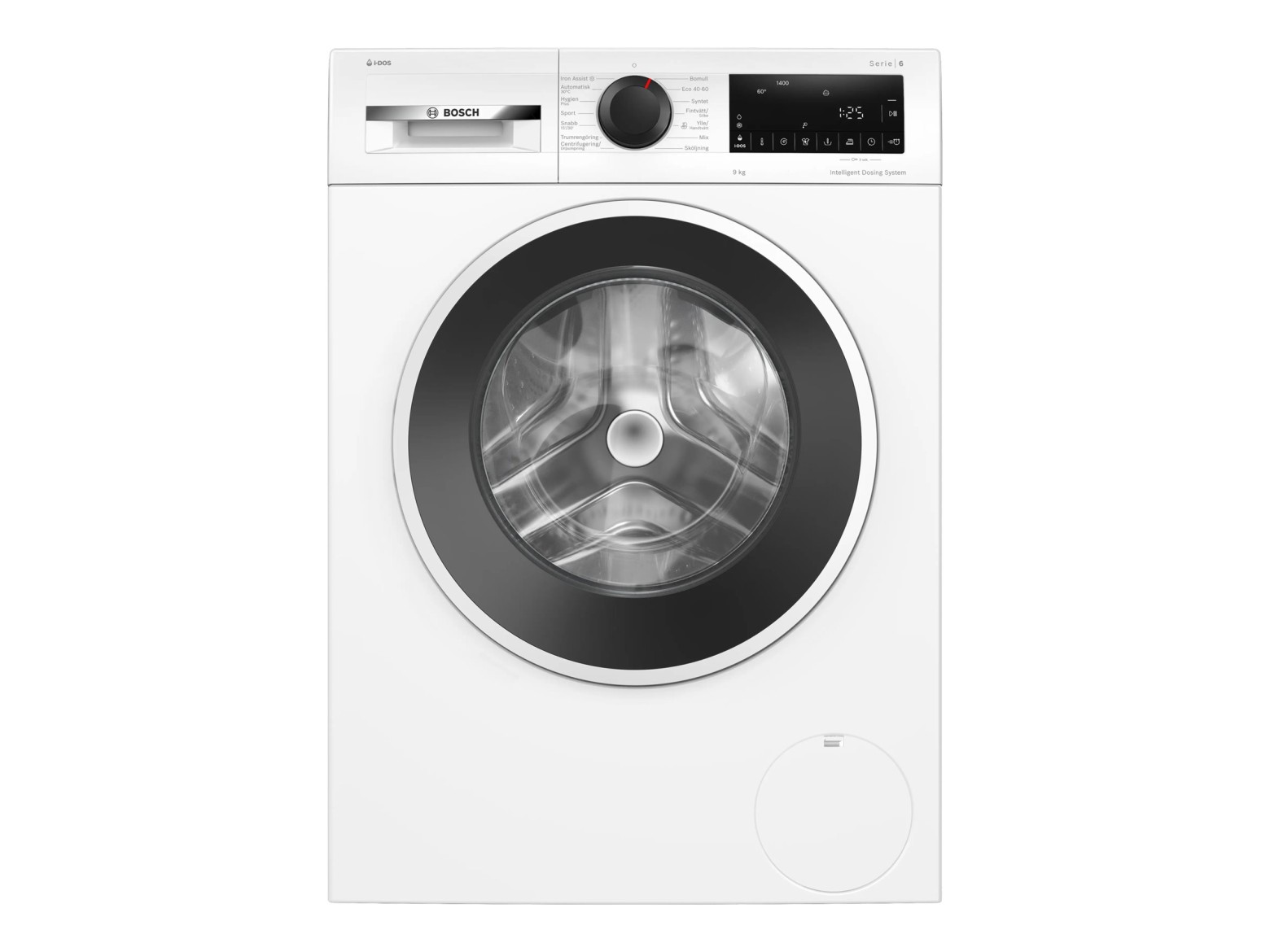 Bosch WGG244FWSN Šveitikė, A, priekinė krautuvė, talpa 9 kg, gylis 58.8 cm, 1400 aps./min, balta Bosch