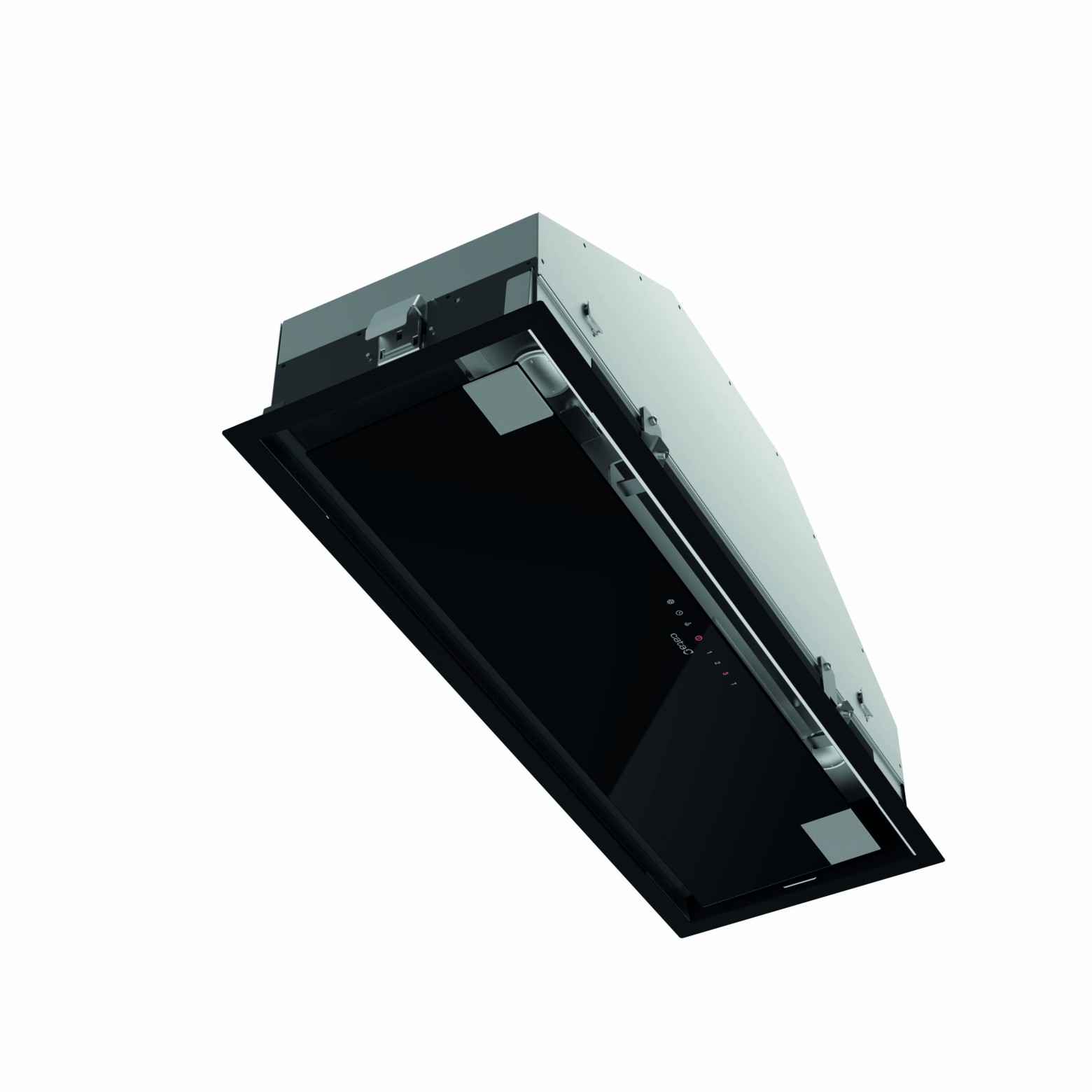 CATA GC DUAL 75 GBK/A Kapuuts Canopy Energiaklass A Laius 75 cm Puutetundlik 820 m³/h LED Must