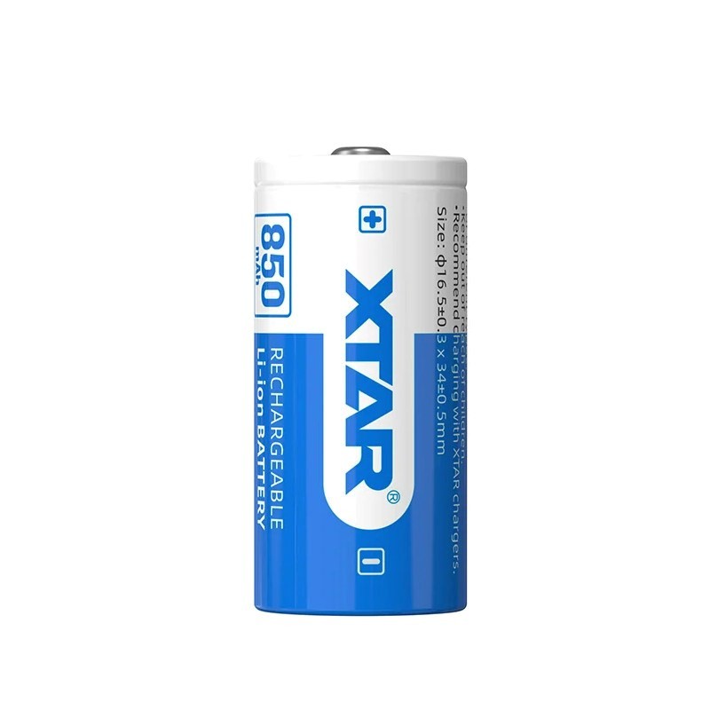 16340/R-CR123 3,7V Li-ion 850 mAh XTAR akut