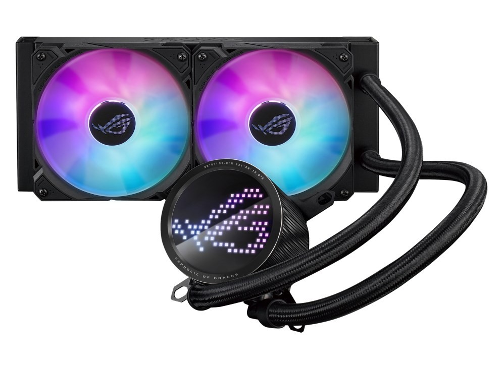 ASUS ROG Ryuo III 240 ARGB 12 cm kõik ühes vedel CPU külmik, must