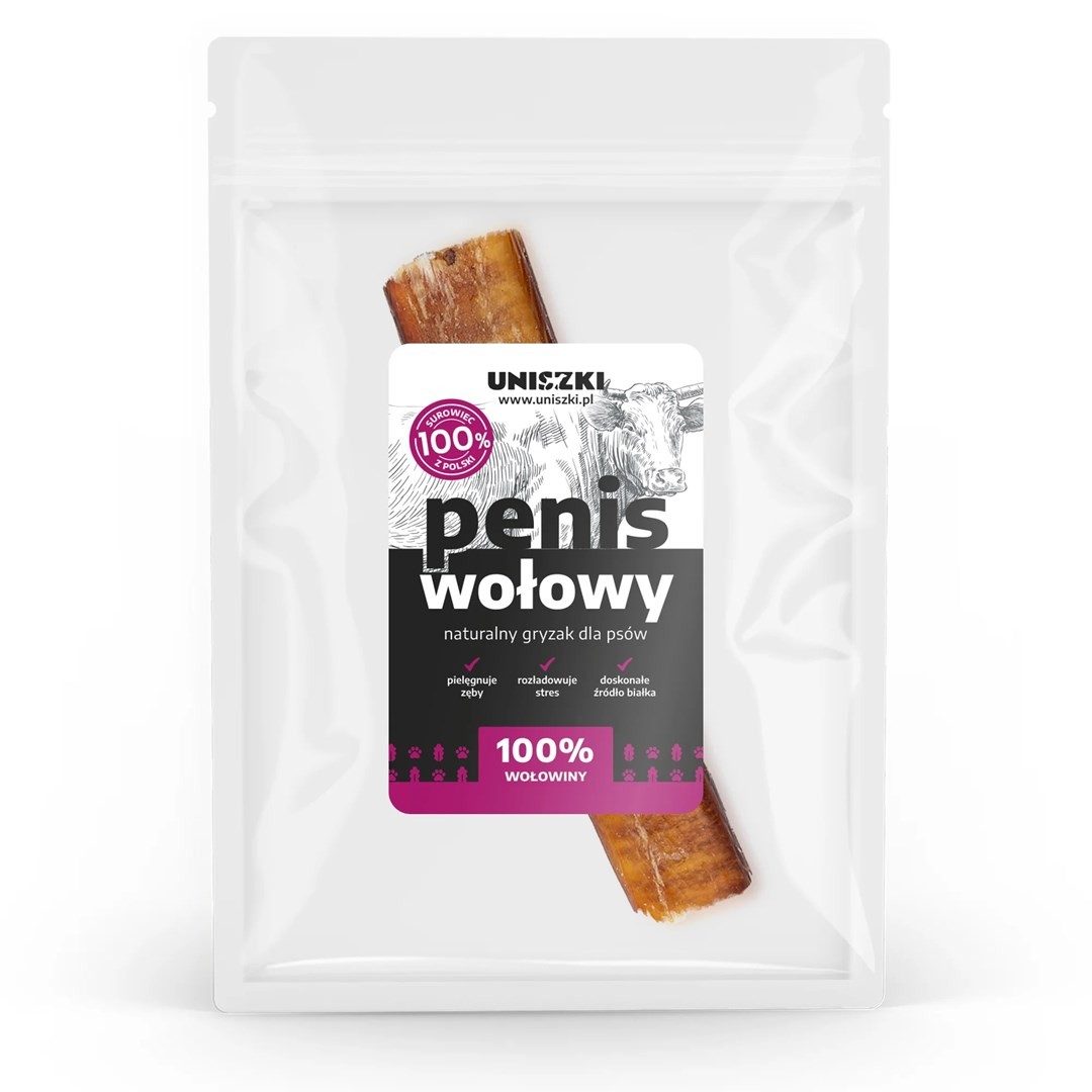 UNISZKI Beef pizzle - dog treat - 12 cm