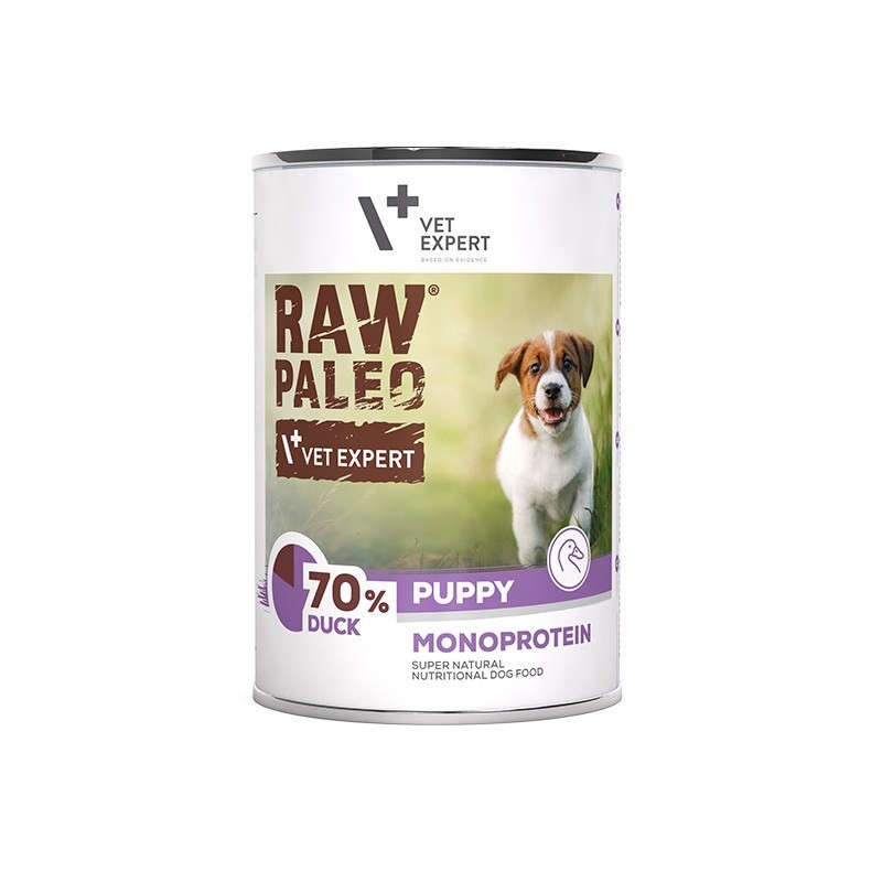 VETEXPERT Raw Paleo Puppy Monoprotein Kalkun märg toitt kutsikatele 400g