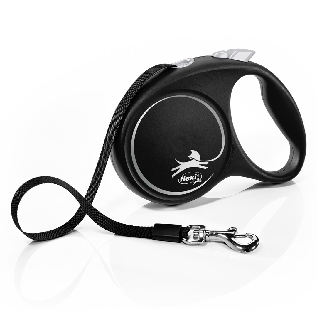 Flexi Black Design M 5 m Koera väljalaskenöör