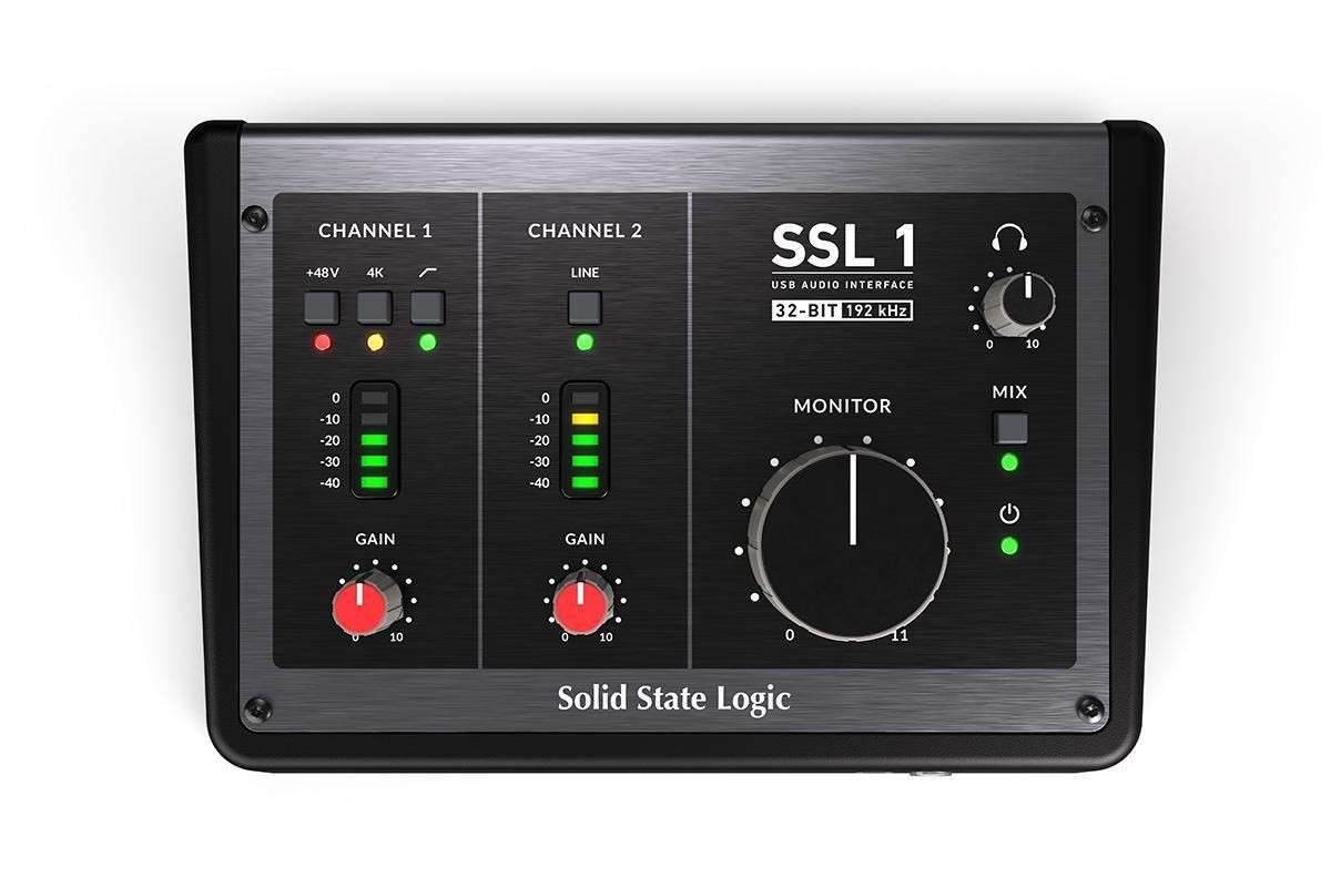 Solid State Logic SSL 1 USB-C Audio Interface with 2 Inputs and 2 Outputs