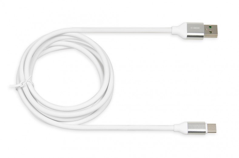 iBox IKUMTCWQC USB-kaabel USB 2.0 1,5 m USB A USB C 0,48 Gbit/s Valge