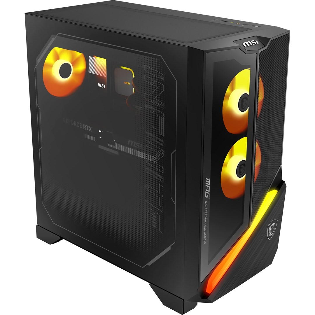 MSI MPG Infinite Z3 X3D 9NVVR7-685EU Desktop PC with AMD Ryzen™ 7 9800X3D, 32 DDR5-SDRAM, 2 TB SSD, GeForce RTX 5080, Windows 11 Home, Black