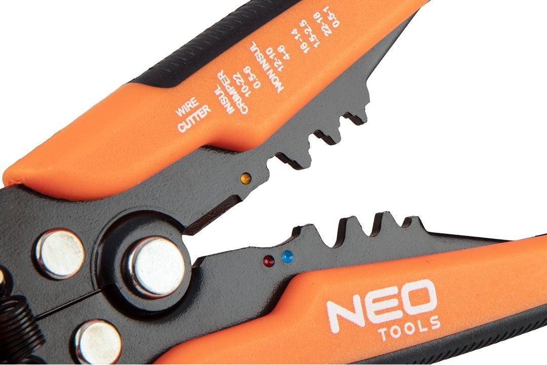 NEO TOOLS automaatne juhtmekooraja, 200 mm, esipoolne kooramine