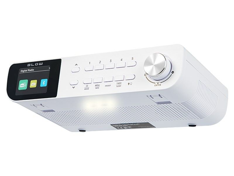 FM/DAB+ BLOW RK1 köögiraadio, valge