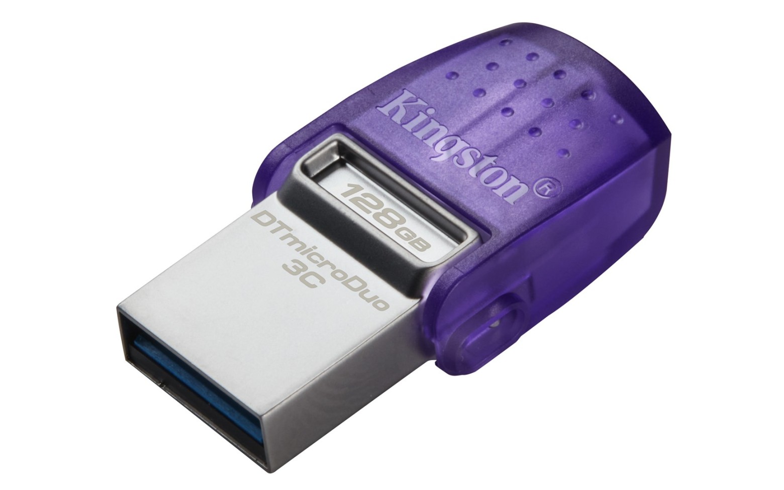 Kingston Technology DataTraveler microDuo 3C USB kiiludõmb 64 USB tüüpi A / USB tüüpi C 3.2 Gen 1 (3.1 Gen 1) lilla, roostevabast terasest