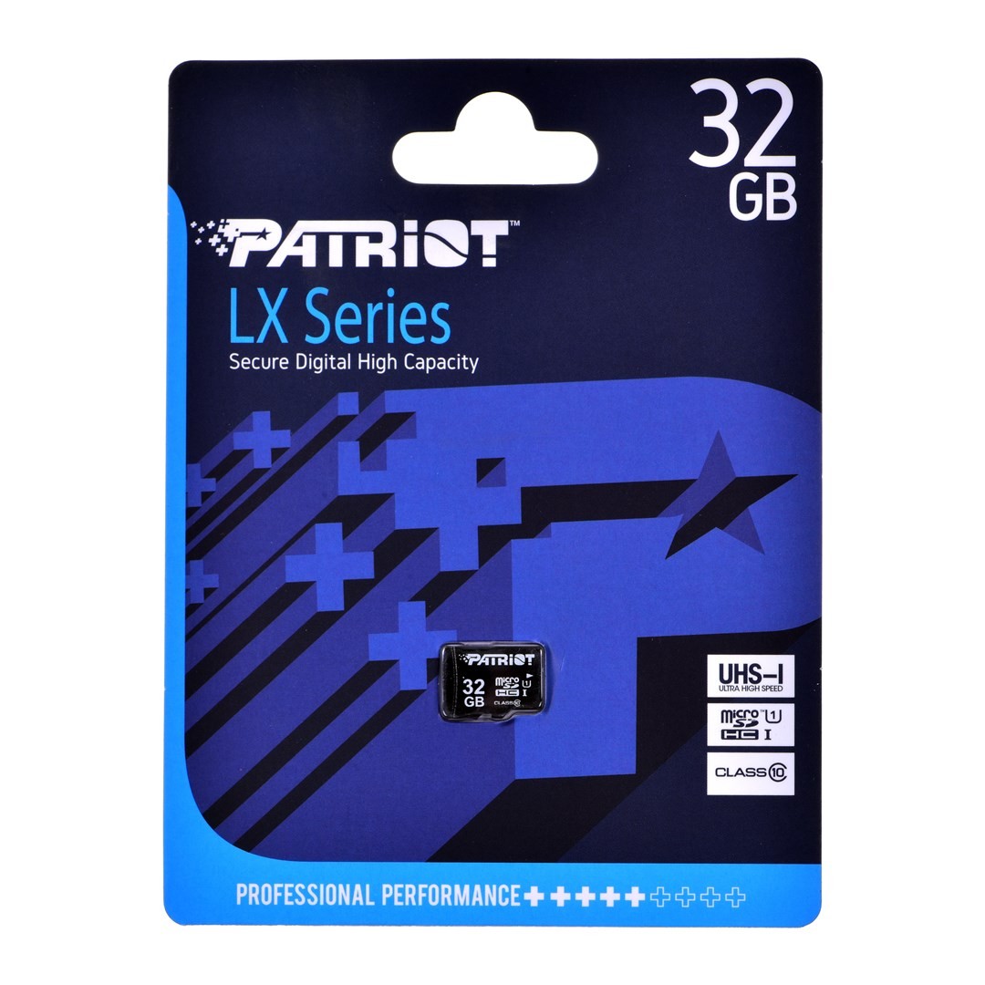 Patriot Memory PSF32GMDC10 32 MicroSDHC UHS-I Class 10 mälukaart