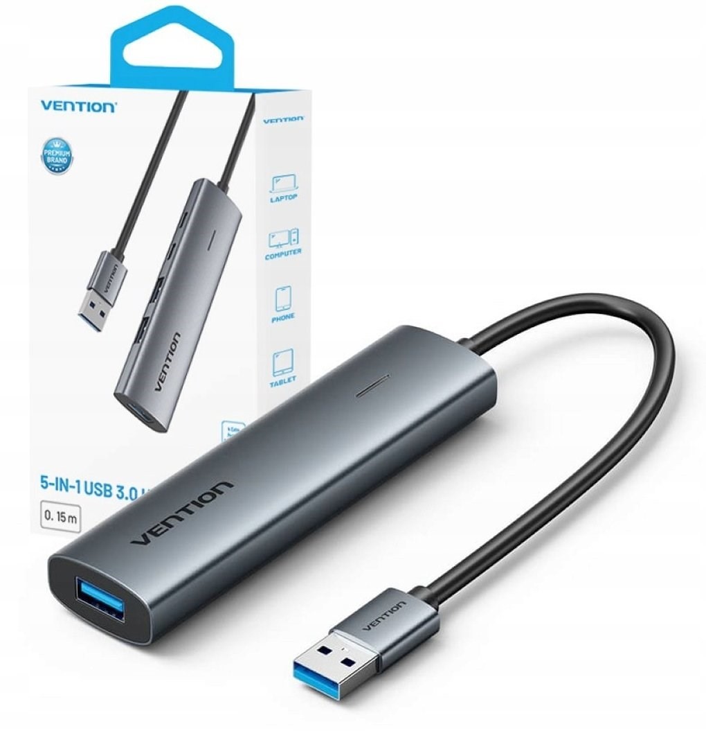Hub 5v1 USB-A Vention 0.15m