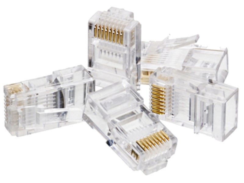 Alantec WT106 juhtme liitin RJ45 läbipaistev