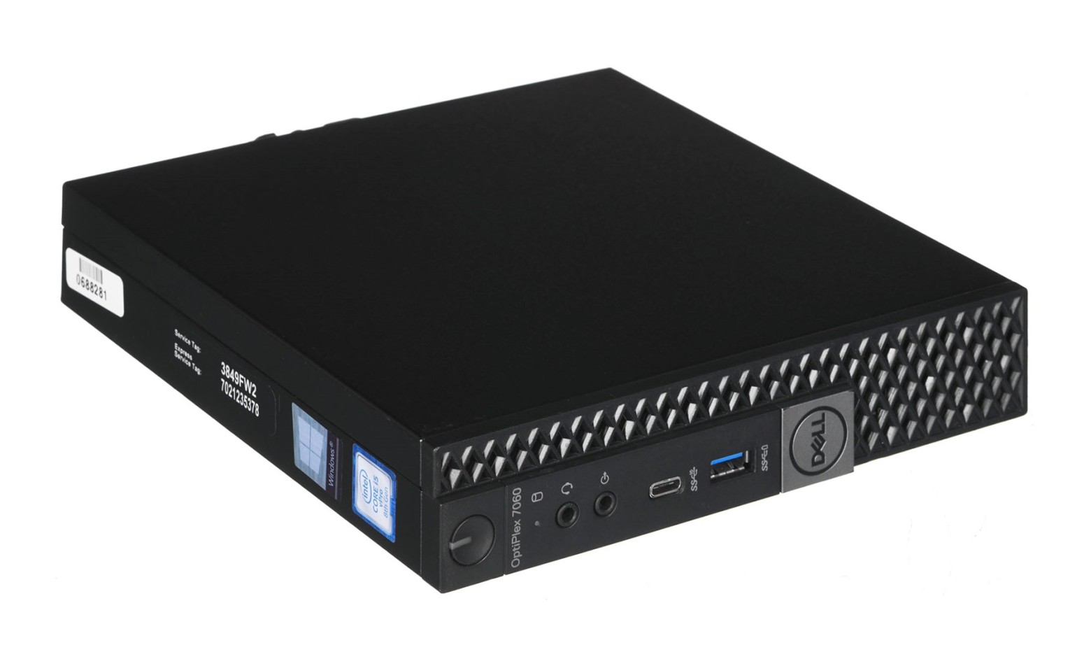 DELL OptiPlex 7060 Micro i5-8500T 16GB 512GB SSD Micro SFF Win 11 Pro Kasutatud