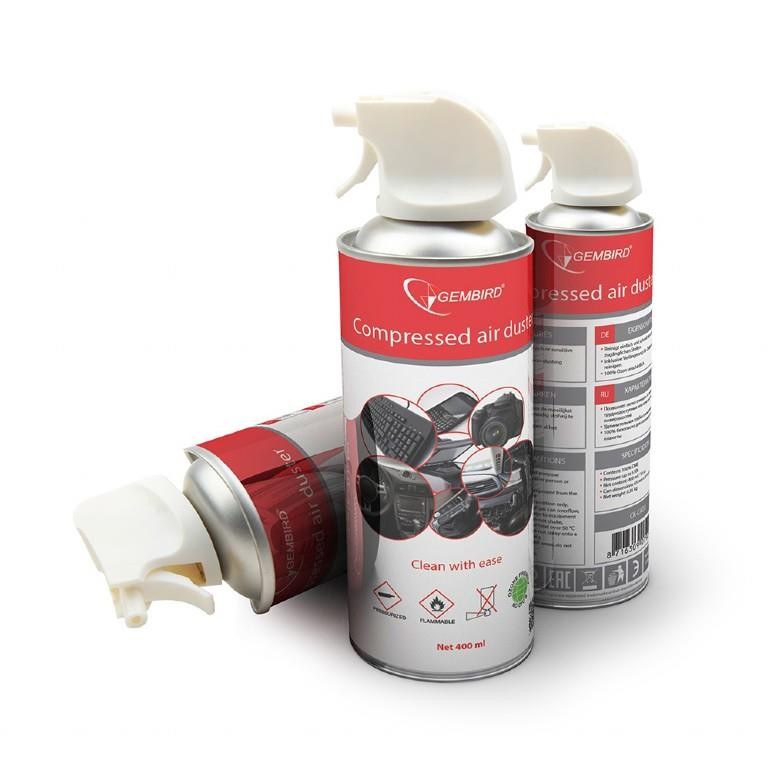 KOMPRESSEERITU ÕHU TORUTÖÖR 400ML/CK-CAD-FL400-01 GEMBIRD