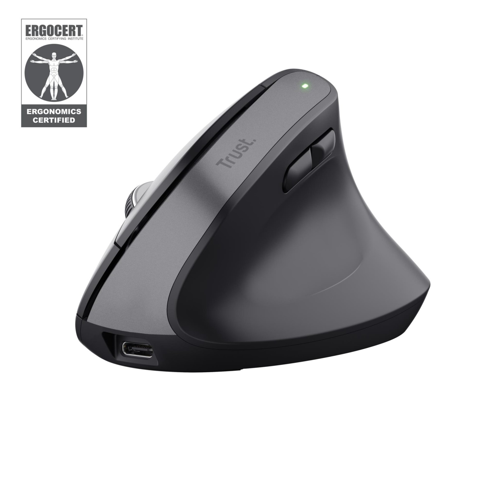Trust 25146 Bayo+ Right-Hand Wireless Mouse RF + Bluetooth 2400 DPI / black