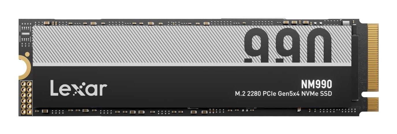 SSD LEXAR NM990 2TB M.2 NVMe Write speed 10000 MBytes/sec Read speed 14000 MBytes/sec 2.45mm TBW 750 TB MTBF 1500000 hours