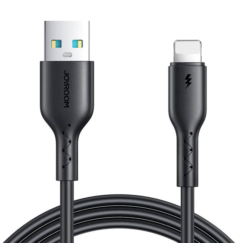 Kaabel Flash Charge USB kuni Lightning Joyroom SA26-AL3/ 3A / 1m (must)