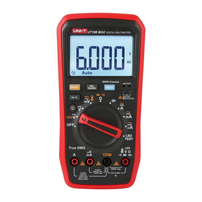 Uni-T True RMS UT18B MAX digitaalne multimeeter